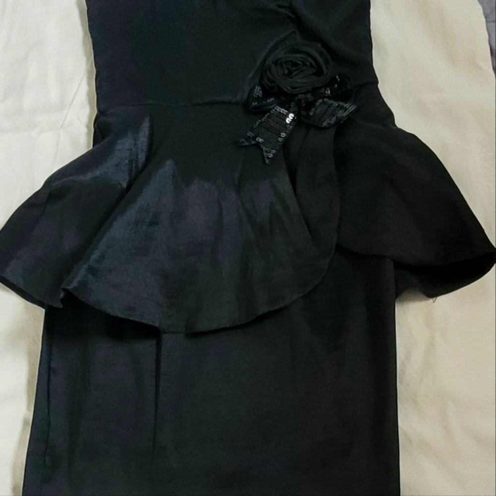 Black cocktail dress